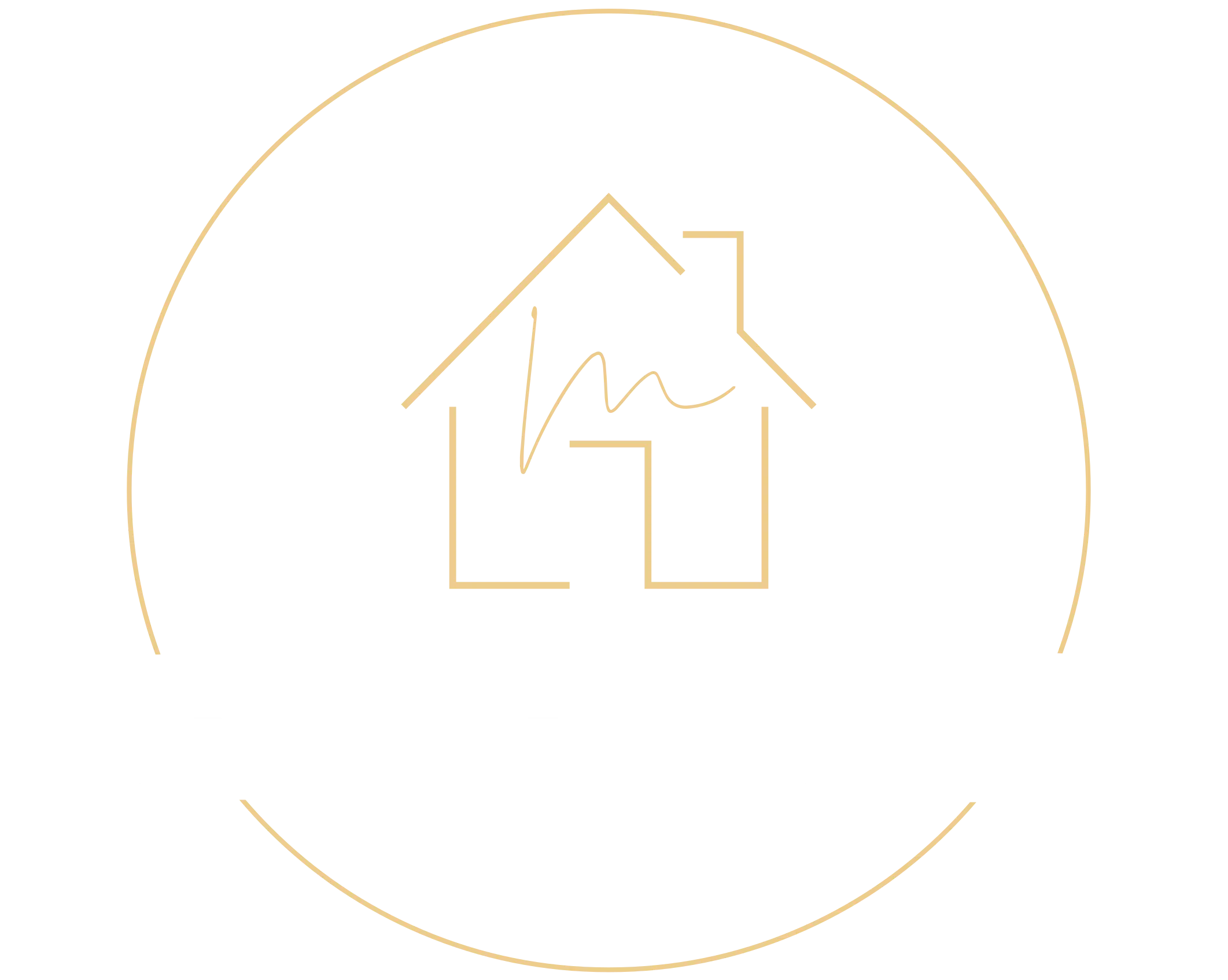 Meglerhuset logo i gull og hvit - cropped